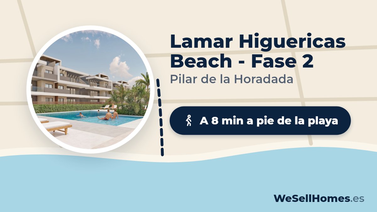 Lamar Higuericas Beach - Fase 2, Pilar de la Horadada: A 8 min a pie de la playa