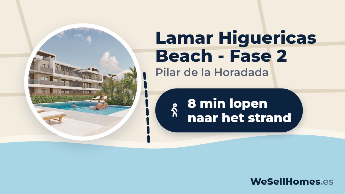 Lamar Higuericas Beach - Fase 2, Pilar de la Horadada: 8 min lopen naar het strand