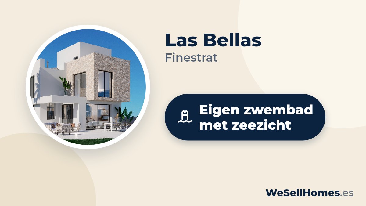 Las Bellas, Finestrat: Eigen zwembad met zeezicht