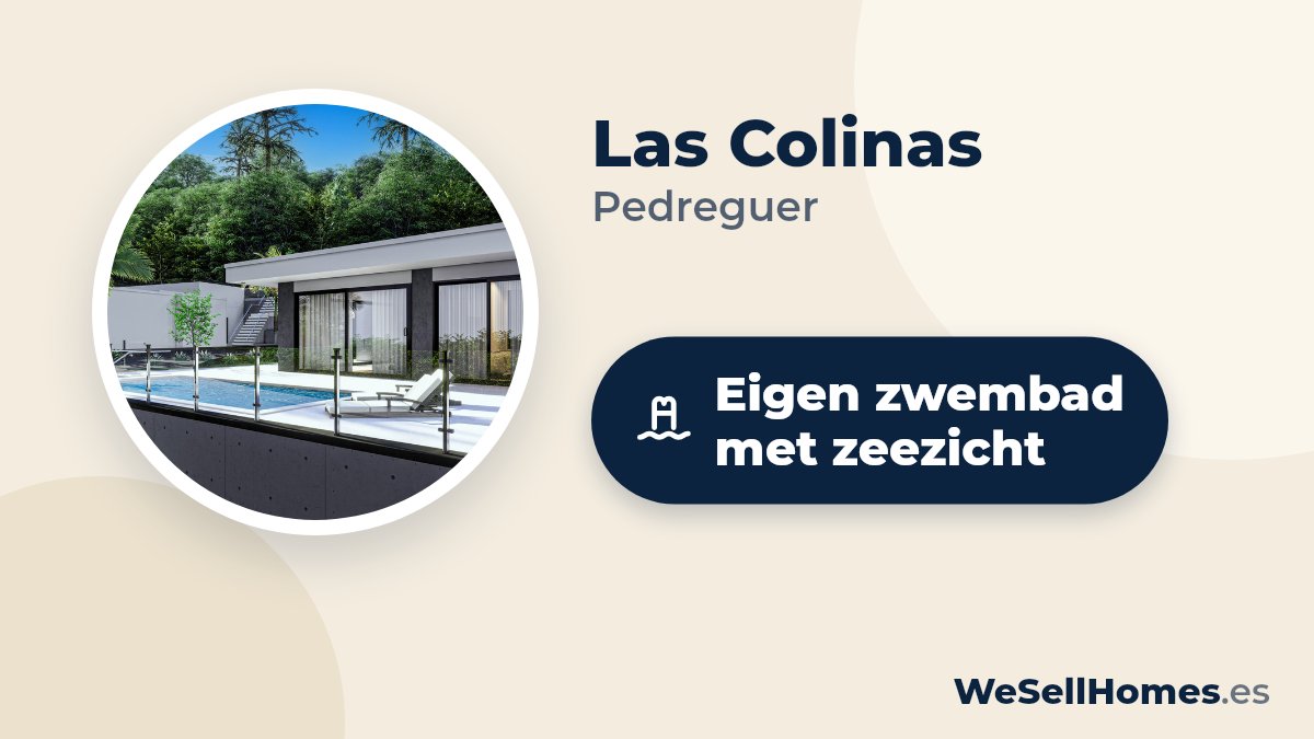 Las Colinas, Pedreguer: Eigen zwembad met zeezicht