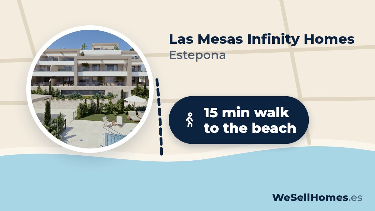 Las Mesas Infinity Homes, Estepona: 15 min walk to the beach