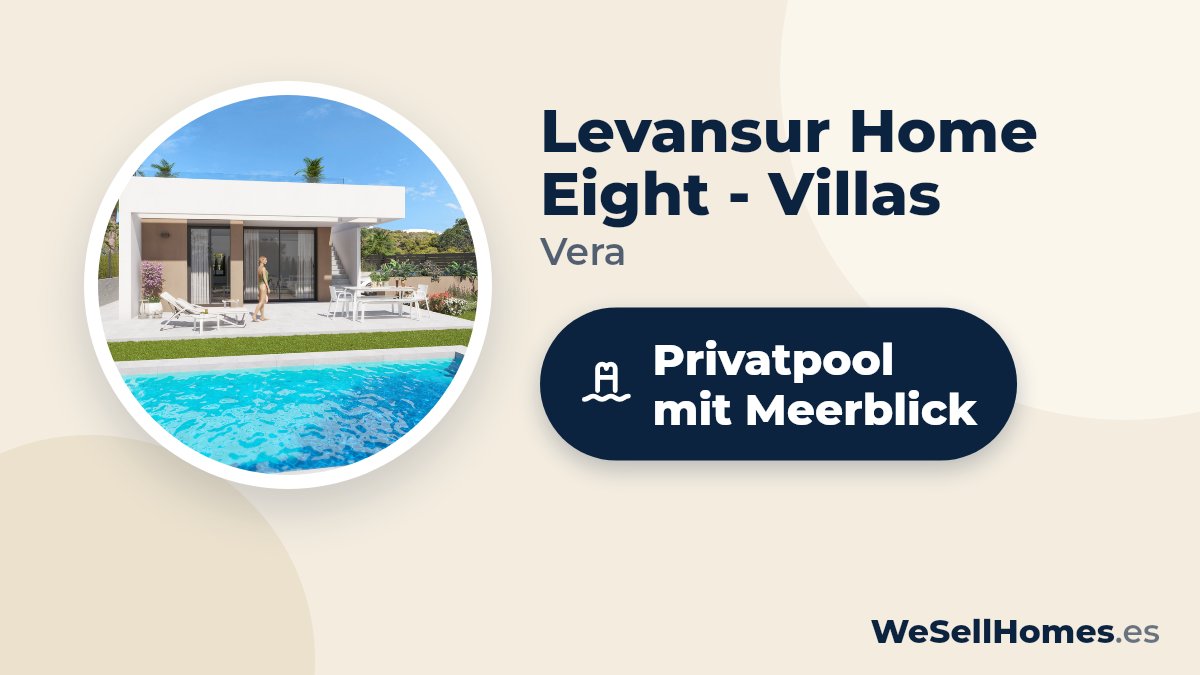 Levansur Home Eight - Villas, Vera: Privatpool mit Meerblick
