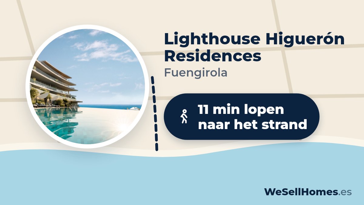 Lighthouse Higuerón Residences, Fuengirola: 11 min lopen naar het strand