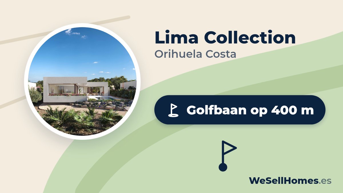 Lima Collection, Orihuela Costa: Golfbaan op 400 m