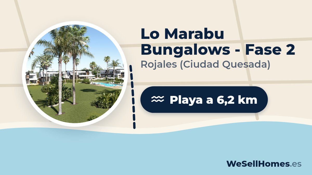 Lo Marabu Bungalows - Fase 2, Rojales (Ciudad Quesada): Playa a 6,2 km