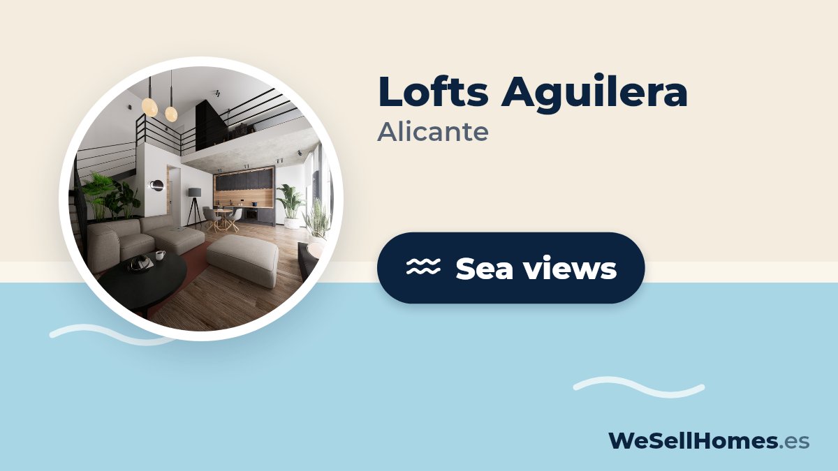 Lofts Aguilera, Alicante: Sea views