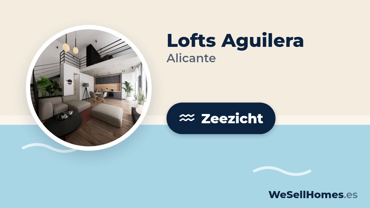 Lofts Aguilera, Alicante: Zeezicht