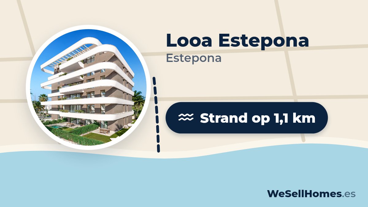 Looa Estepona, Estepona: Strand op 1,1 km
