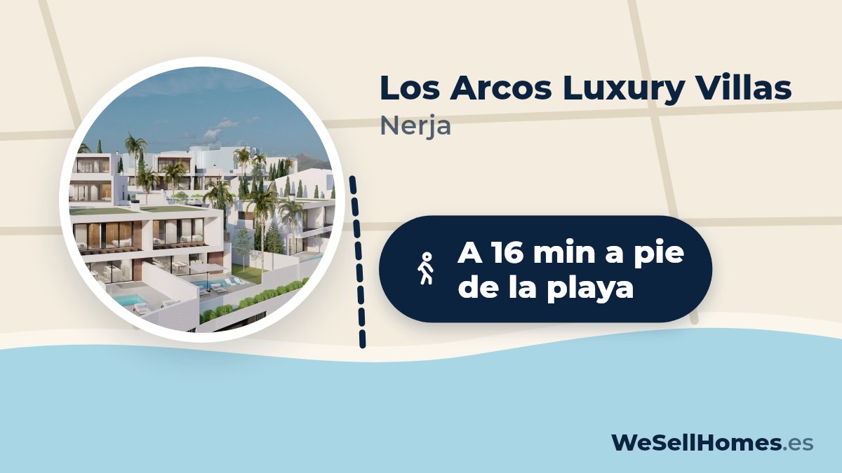 Los Arcos Luxury Villas, Nerja: A 16 min a pie de la playa