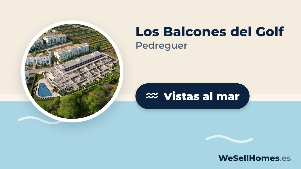 Los Balcones del Golf, Pedreguer: Vistas al mar