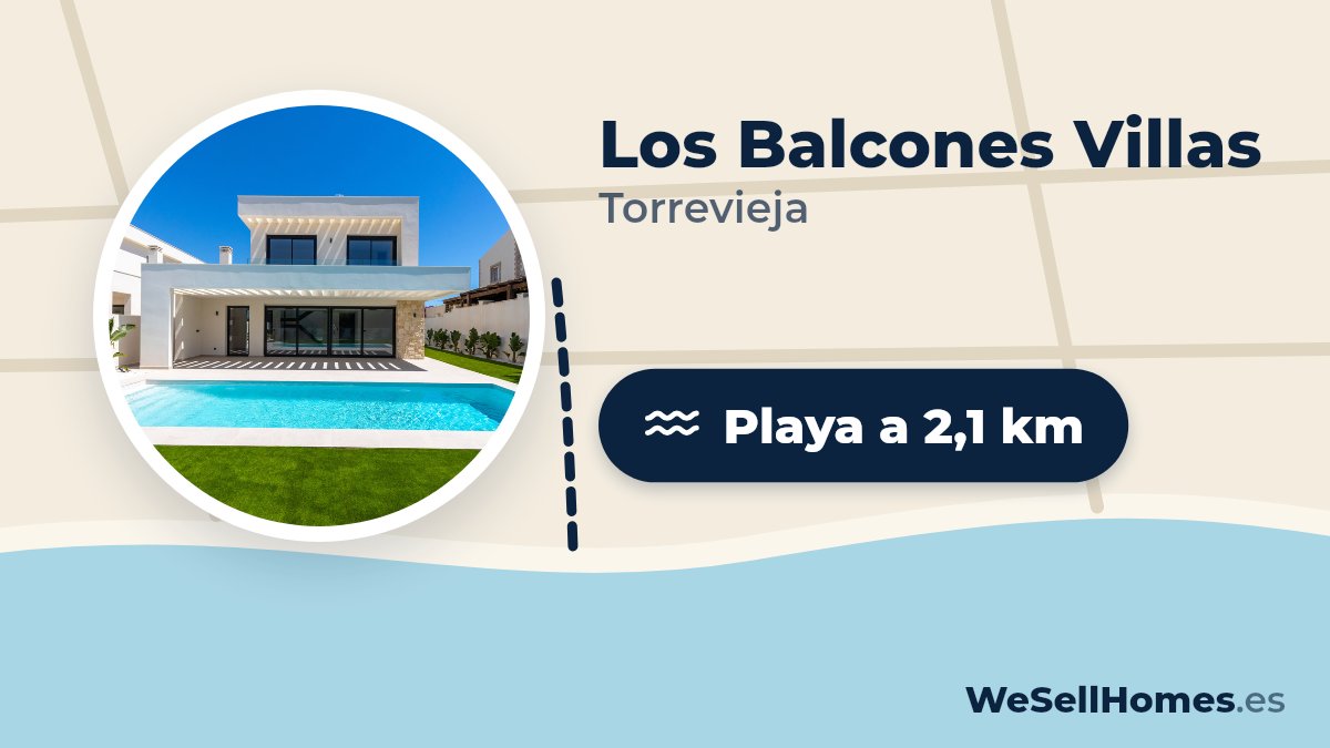 Los Balcones Villas, Torrevieja: Playa a 2,1 km