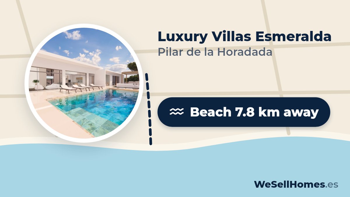 Luxury Villas Esmeralda, Pilar de la Horadada: Beach 7.8 km away