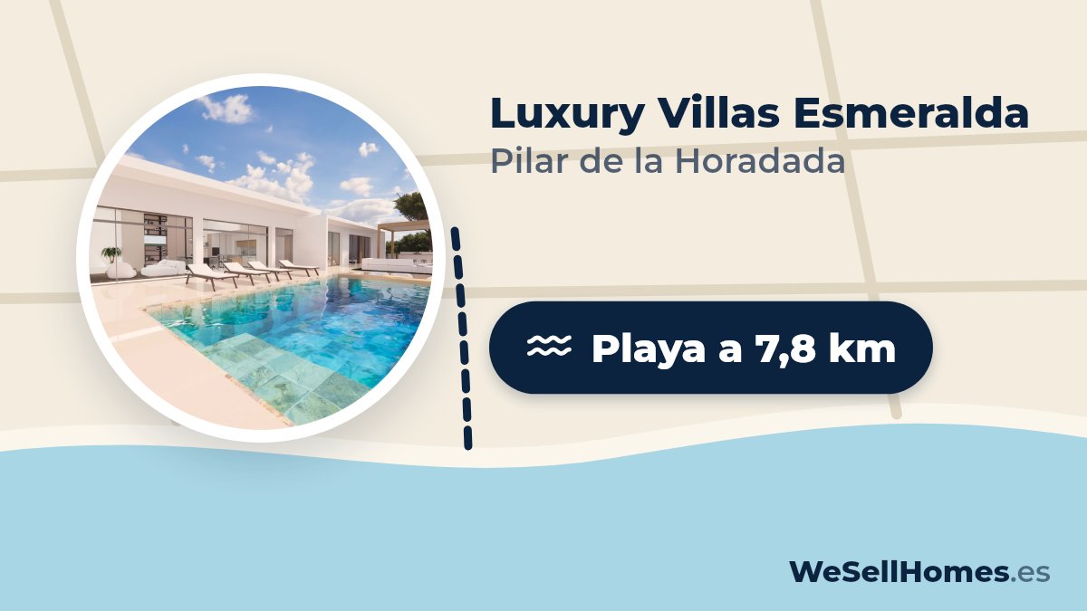 Luxury Villas Esmeralda, Pilar de la Horadada: Playa a 7,8 km