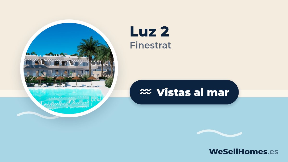 Luz 2, Finestrat: Vistas al mar