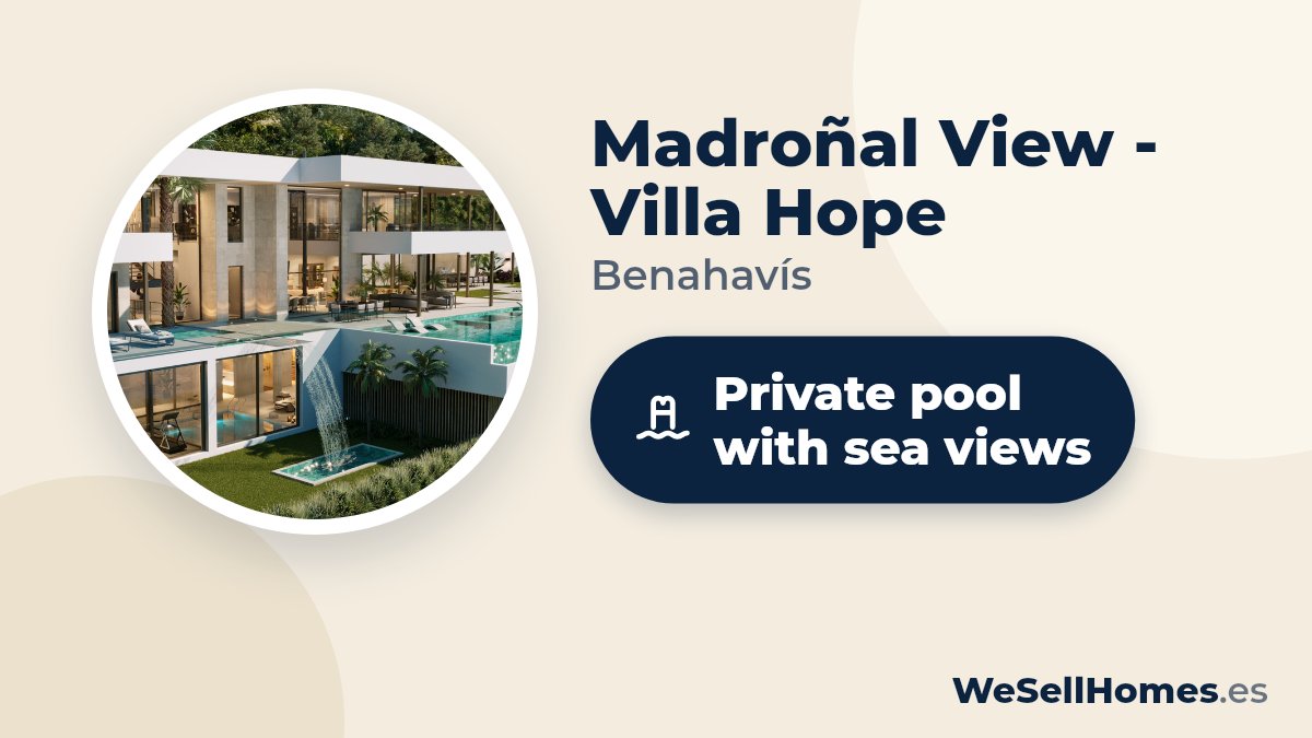 Madroñal View - Villa Hope, Benahavís: Private pool with sea views