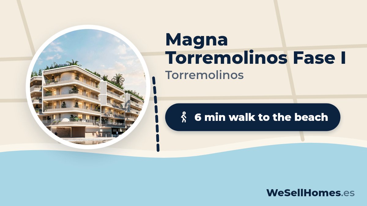 Magna Torremolinos Fase I, Torremolinos: 6 min walk to the beach