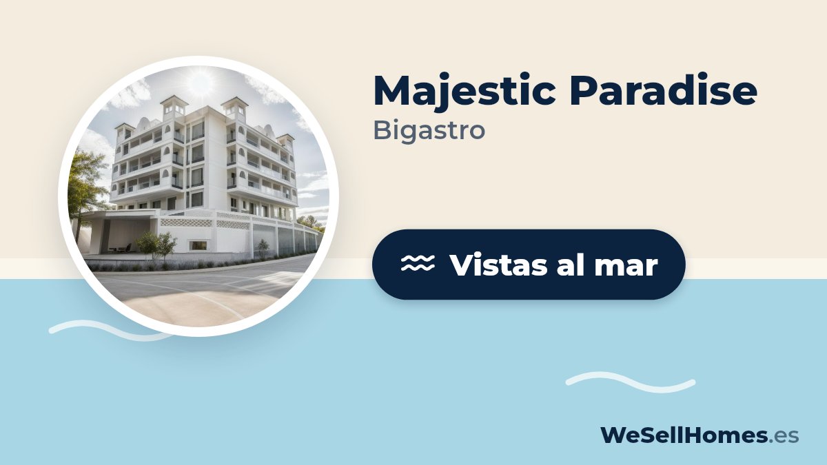 Majestic Paradise, Bigastro: Vistas al mar