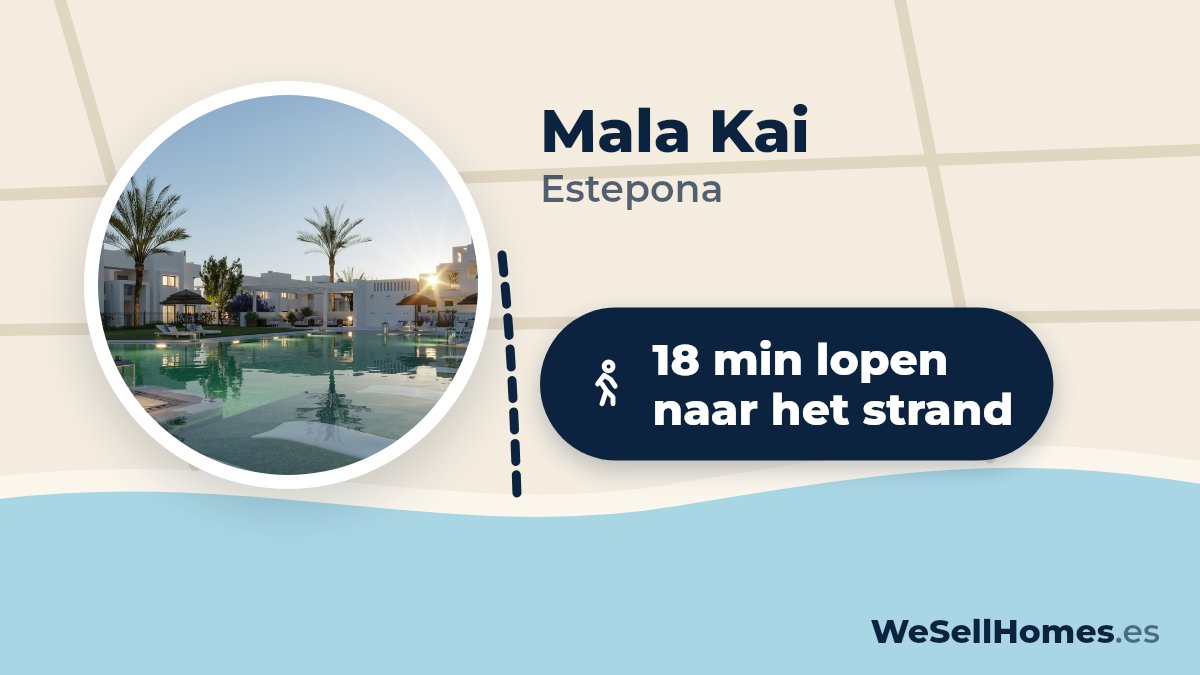 Mala Kai, Estepona: 18 min lopen naar het strand