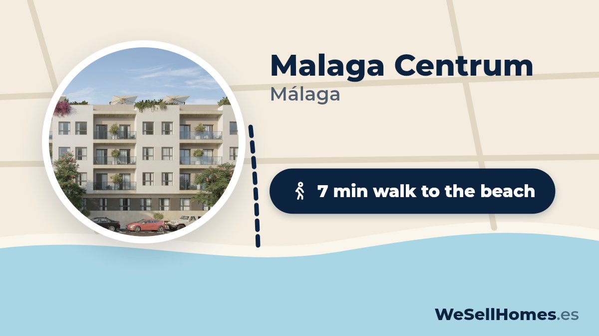 Malaga Centrum, Málaga: 7 min walk to the beach