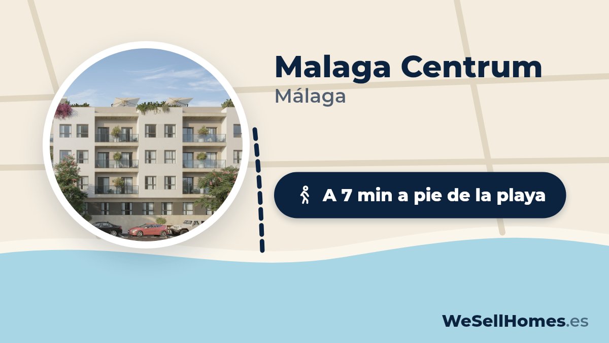 Malaga Centrum, Málaga: A 7 min a pie de la playa