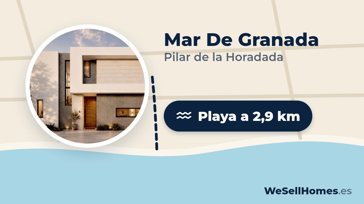 Mar De Granada, Pilar de la Horadada: Playa a 2,9 km