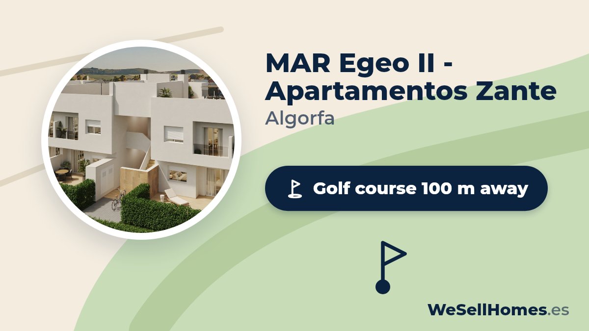 MAR Egeo II - Apartamentos Zante, Algorfa: Golf course 100 m away