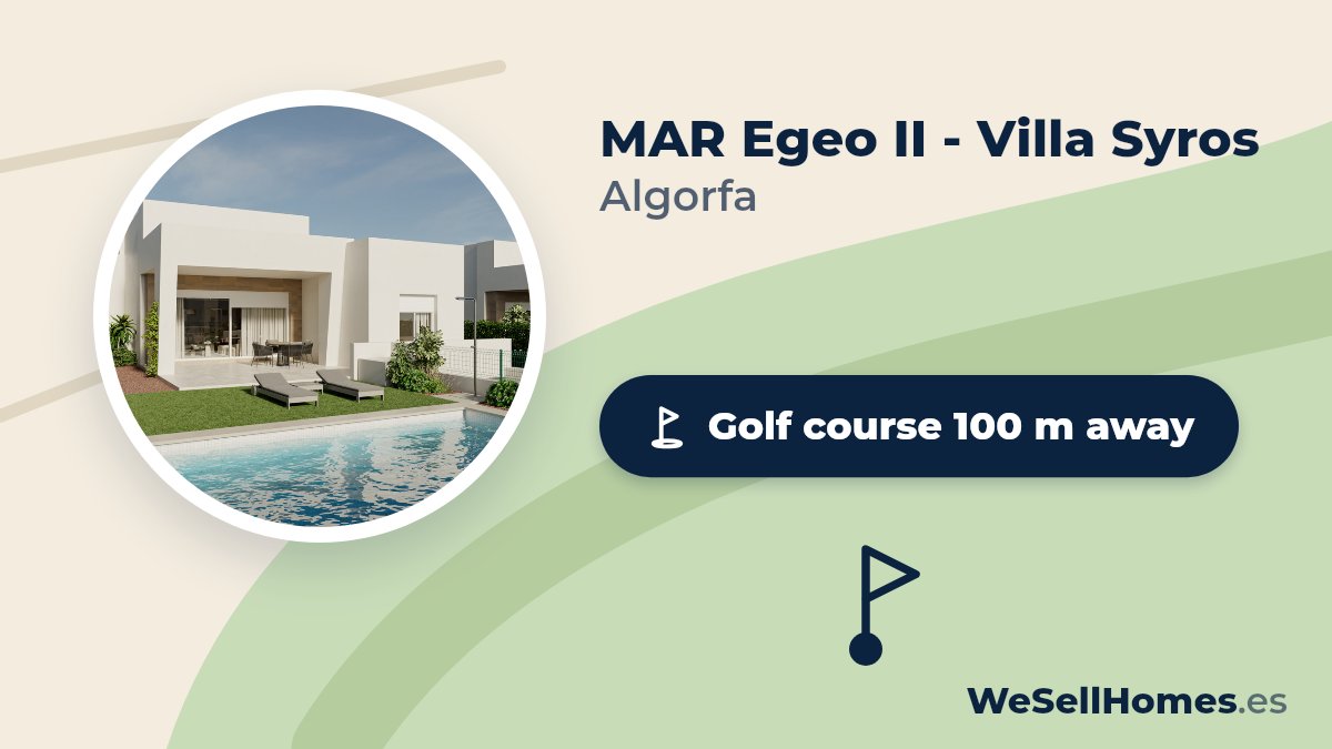 MAR Egeo II - Villa Syros, Algorfa: Golf course 100 m away
