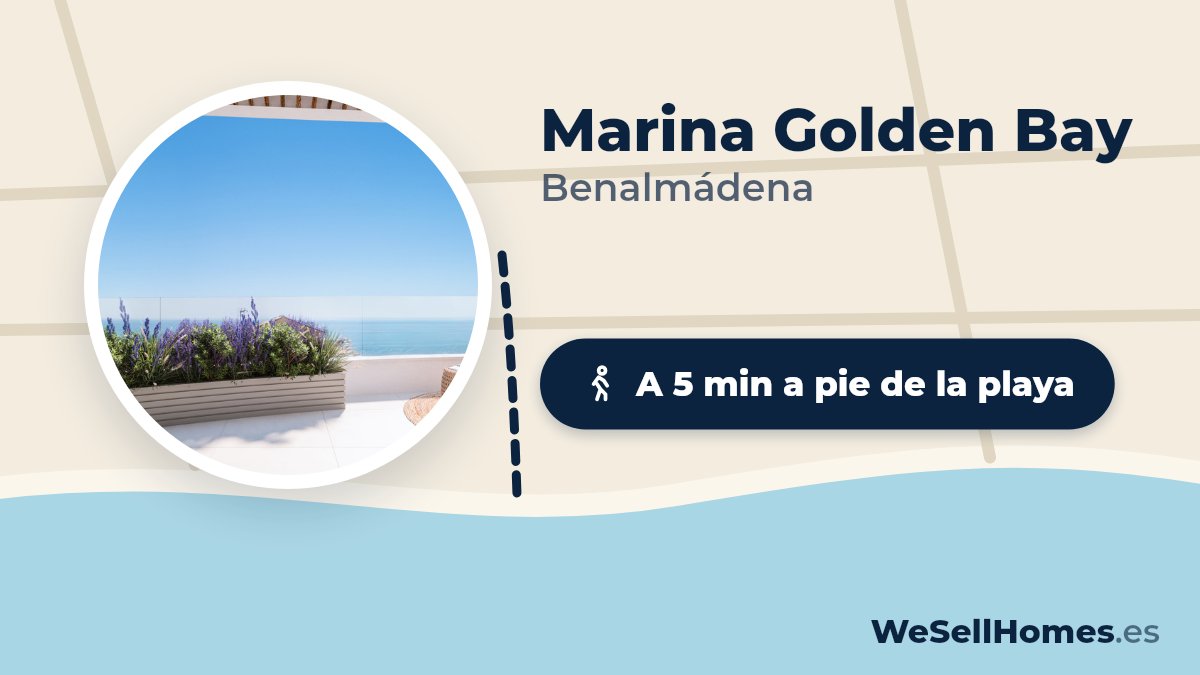 Marina Golden Bay, Benalmádena: A 5 min a pie de la playa