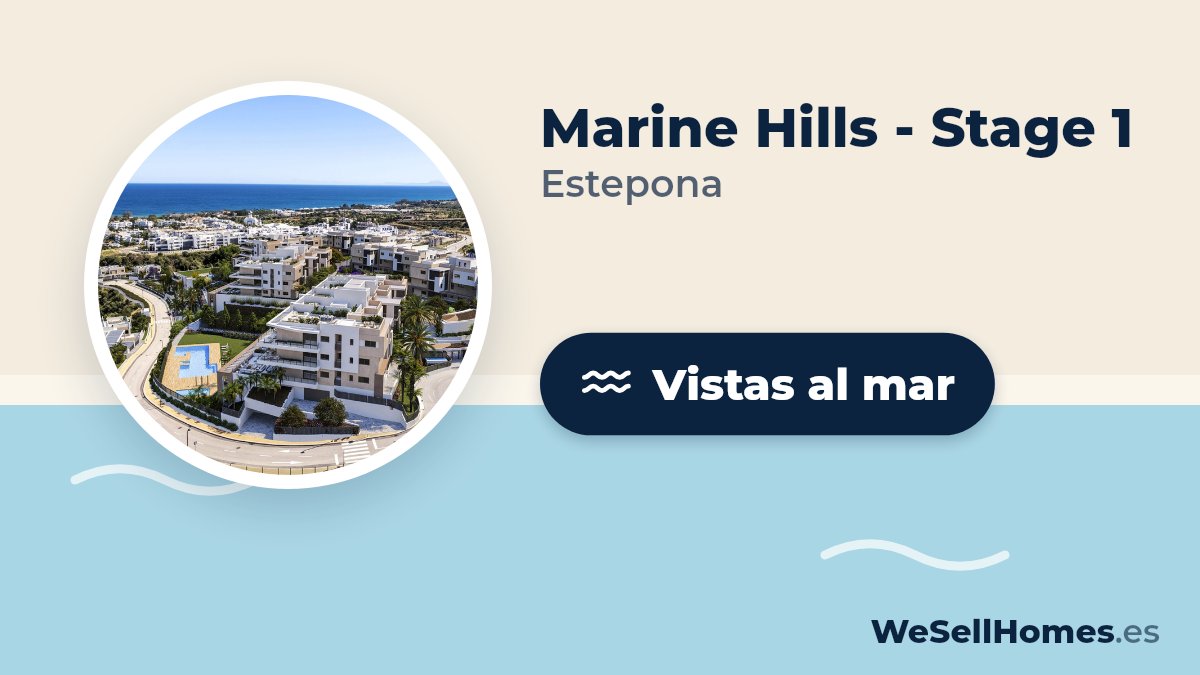 Marine Hills - Stage 1, Estepona: Vistas al mar