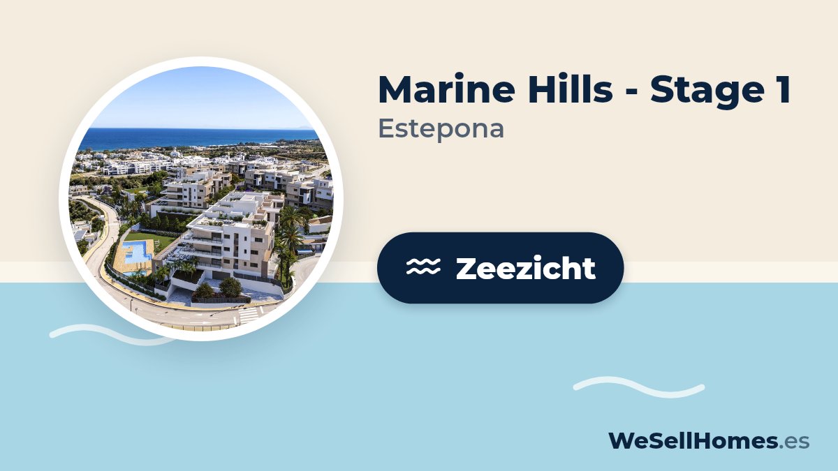 Marine Hills - Stage 1, Estepona: Zeezicht