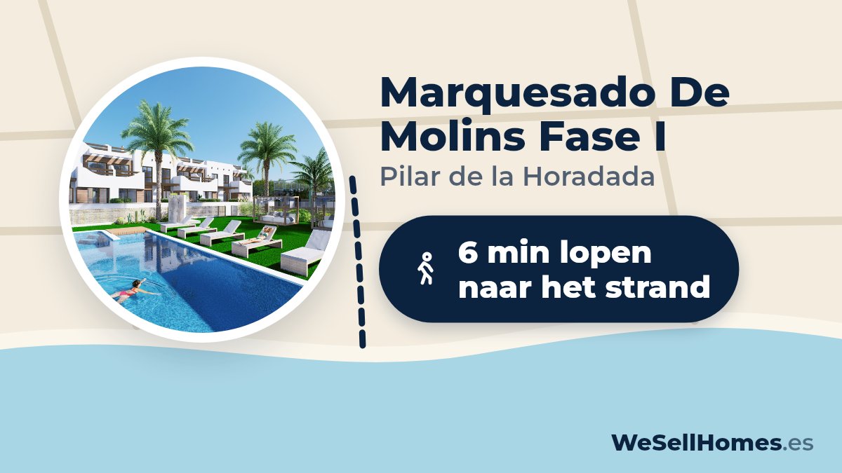 Marquesado De Molins Fase I, Pilar de la Horadada: 6 min lopen naar het strand