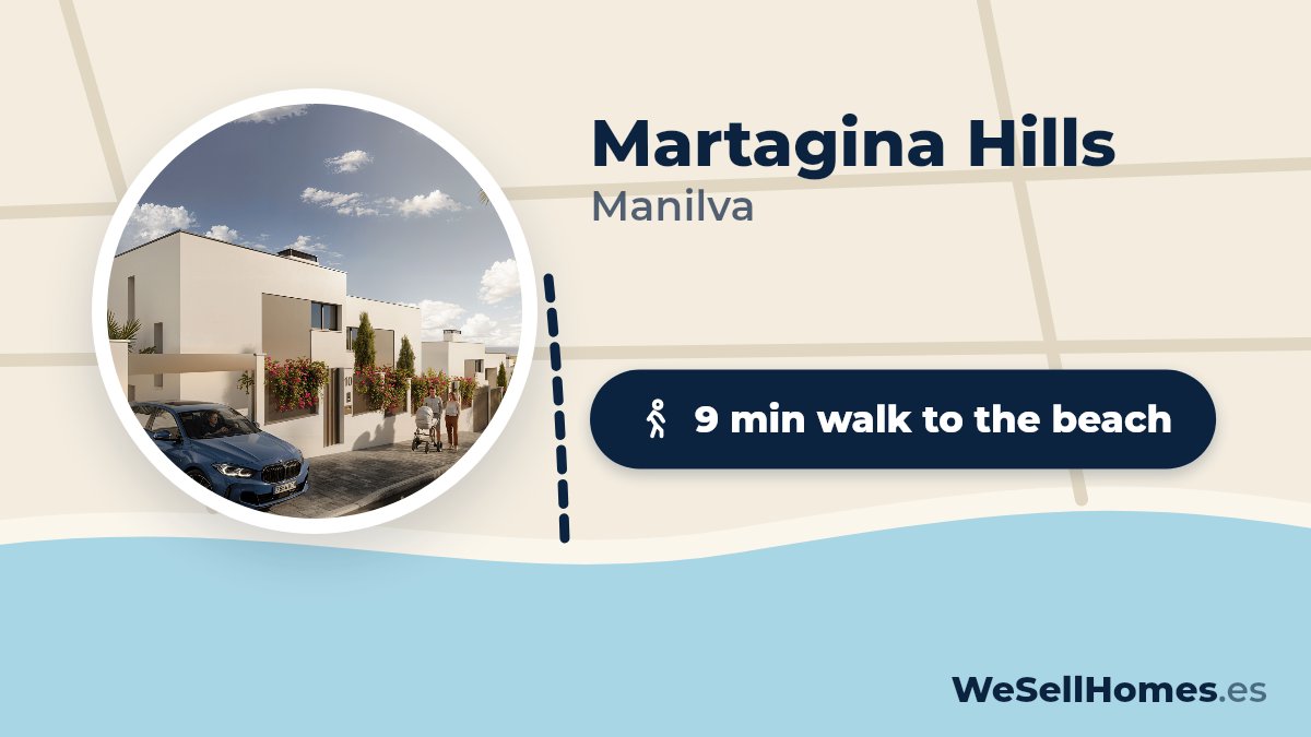 Martagina Hills, Manilva: 9 min walk to the beach