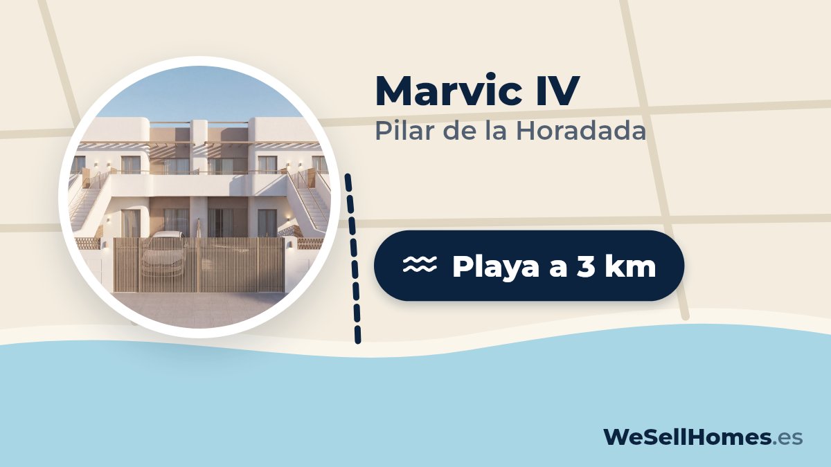 Marvic IV, Pilar de la Horadada: Playa a 3 km