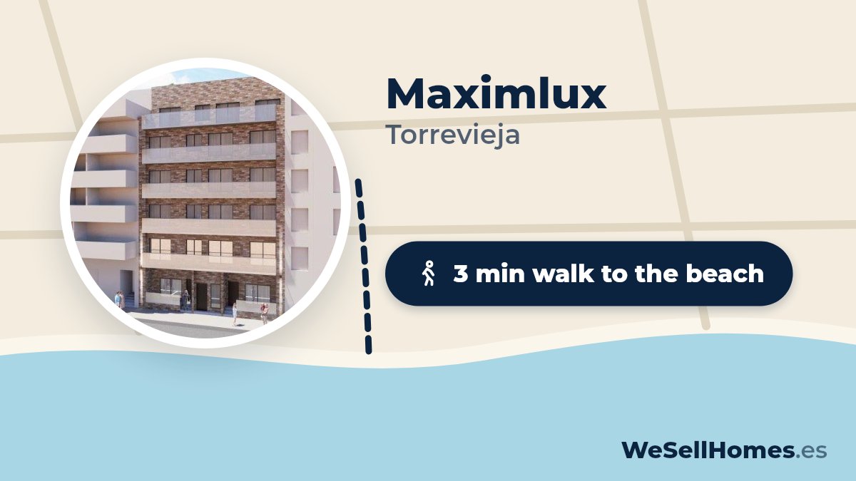 Maximlux, Torrevieja: 3 min walk to the beach