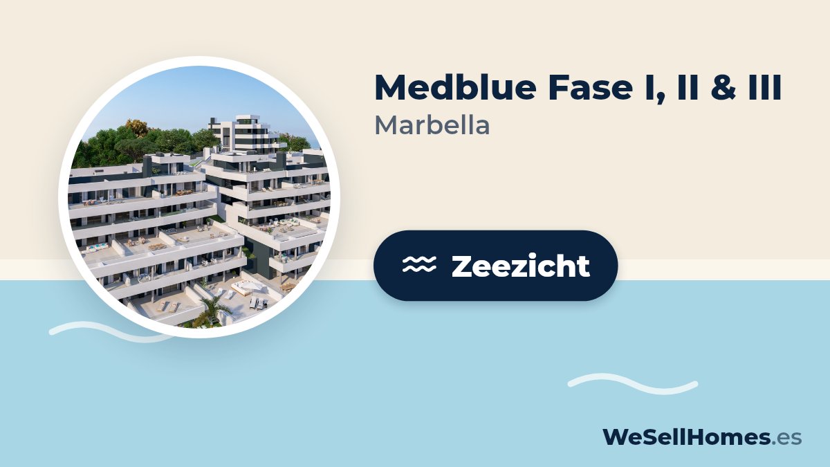 Medblue Fase I, II & III, Marbella: Zeezicht