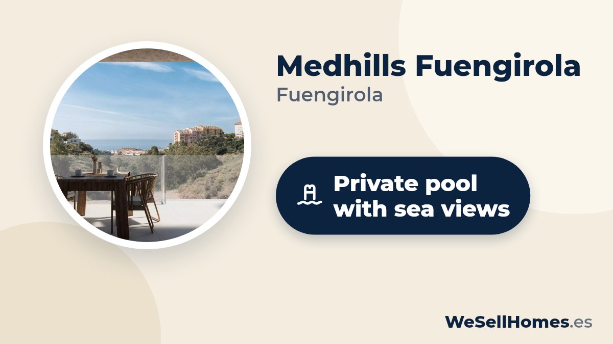 Medhills Fuengirola, Fuengirola: Private pool with sea views