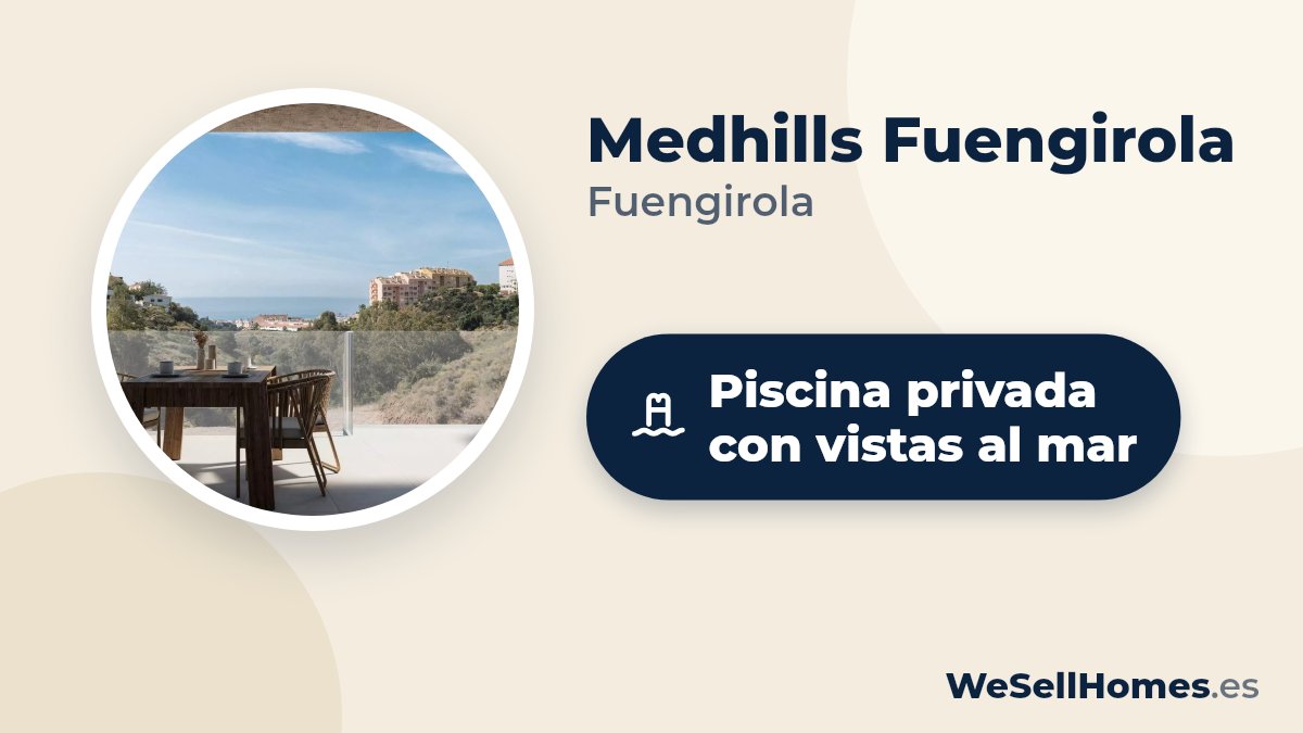 Medhills Fuengirola, Fuengirola: Piscina privada con vistas al mar