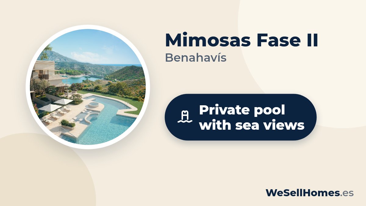 Mimosas Fase II, Benahavís: Private pool with sea views