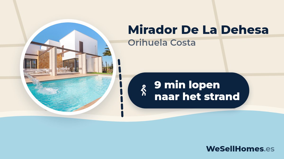 Mirador De La Dehesa, Orihuela Costa: 9 min lopen naar het strand