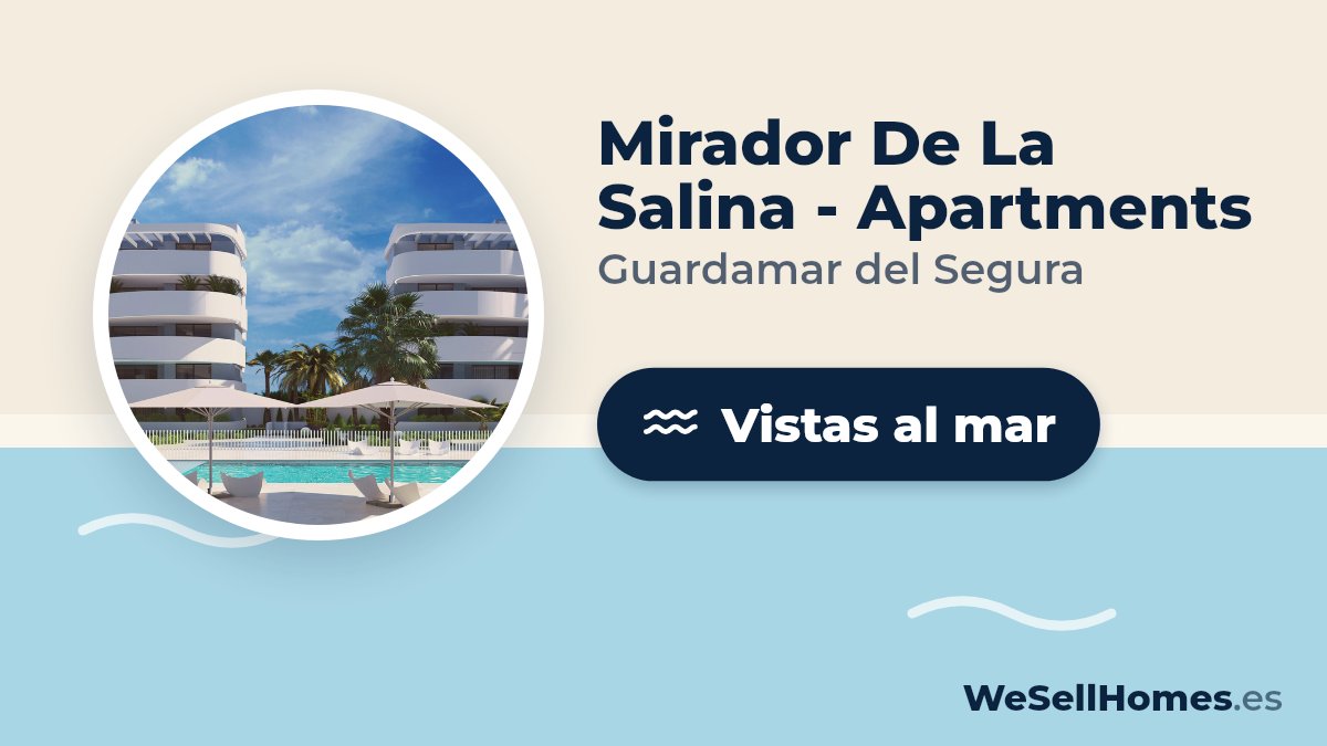 Mirador De La Salina - Apartments, Guardamar del Segura: Vistas al mar