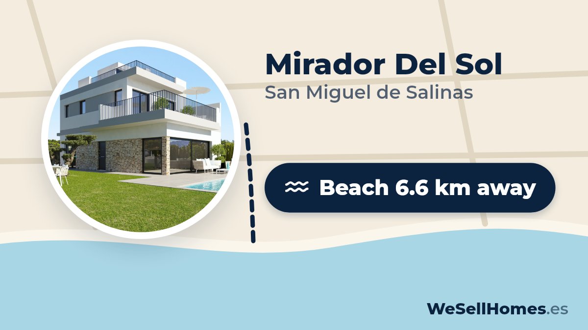 Mirador Del Sol, San Miguel de Salinas: Beach 6.6 km away
