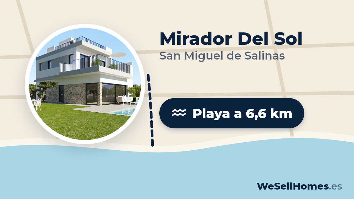 Mirador Del Sol, San Miguel de Salinas: Playa a 6,6 km