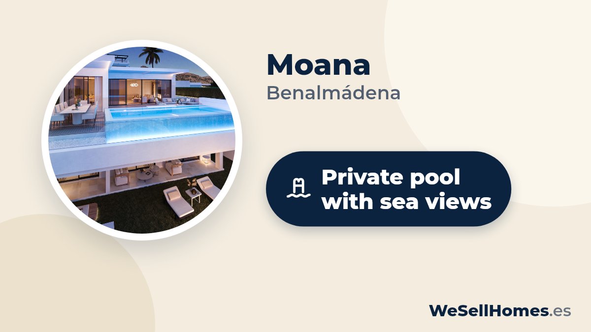 Moana, Benalmádena: Private pool with sea views