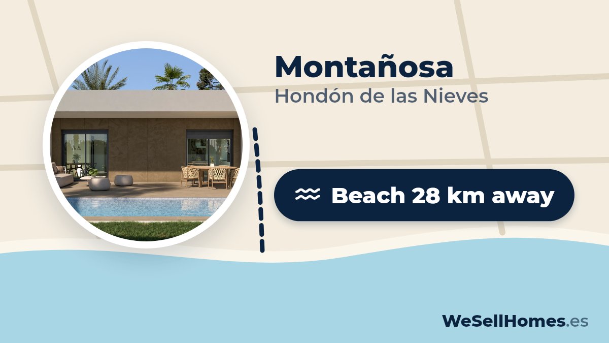 Montañosa, Hondón de las Nieves: Beach 28 km away