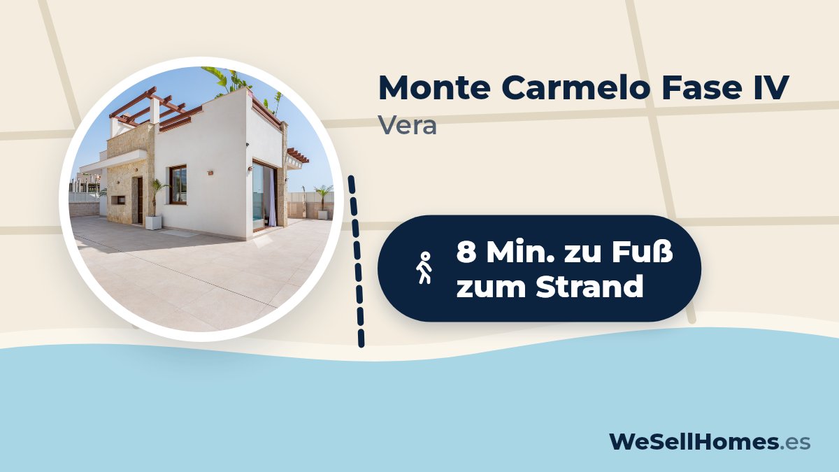 Monte Carmelo Fase IV, Vera: 8 Min. zu Fuß zum Strand