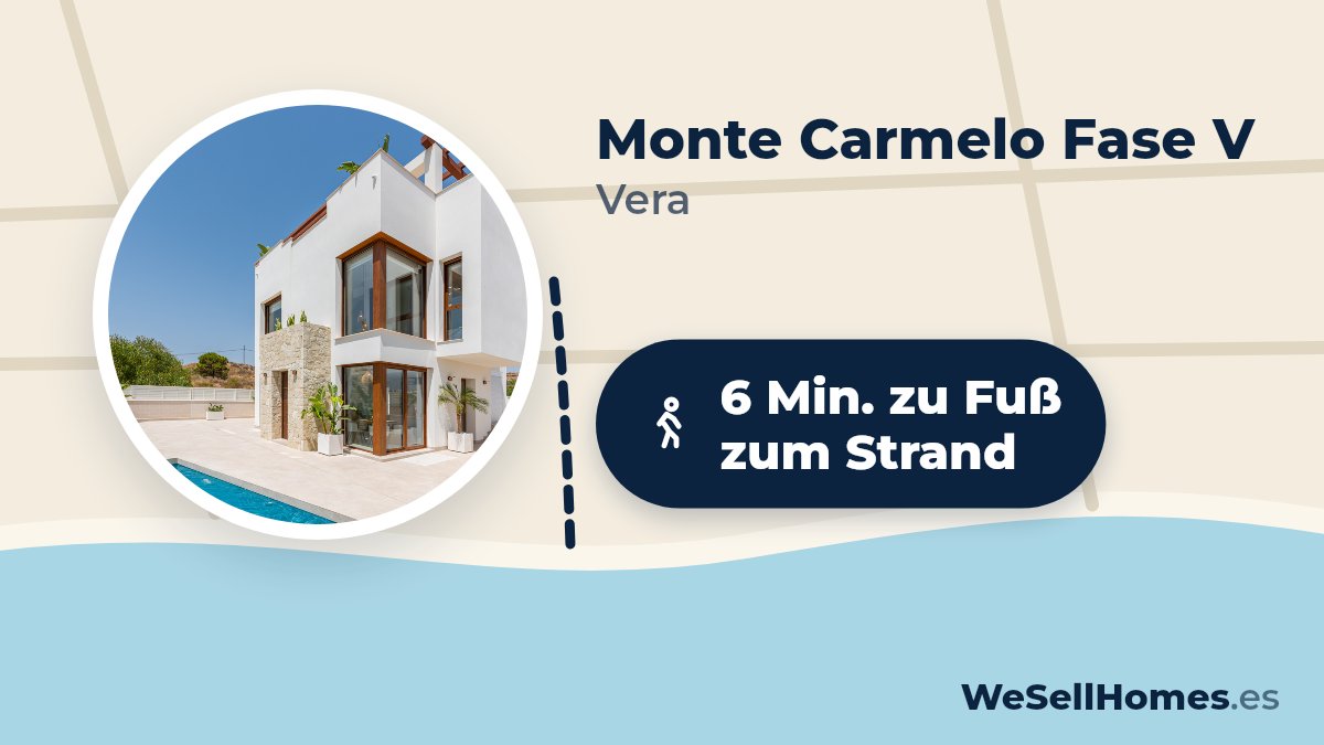 Monte Carmelo Fase V, Vera: 6 Min. zu Fuß zum Strand