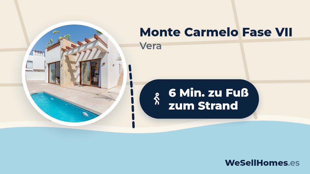 Monte Carmelo Fase VII, Vera: 6 Min. zu Fuß zum Strand