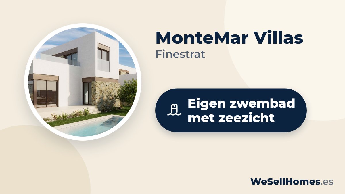 MonteMar Villas, Finestrat: Eigen zwembad met zeezicht