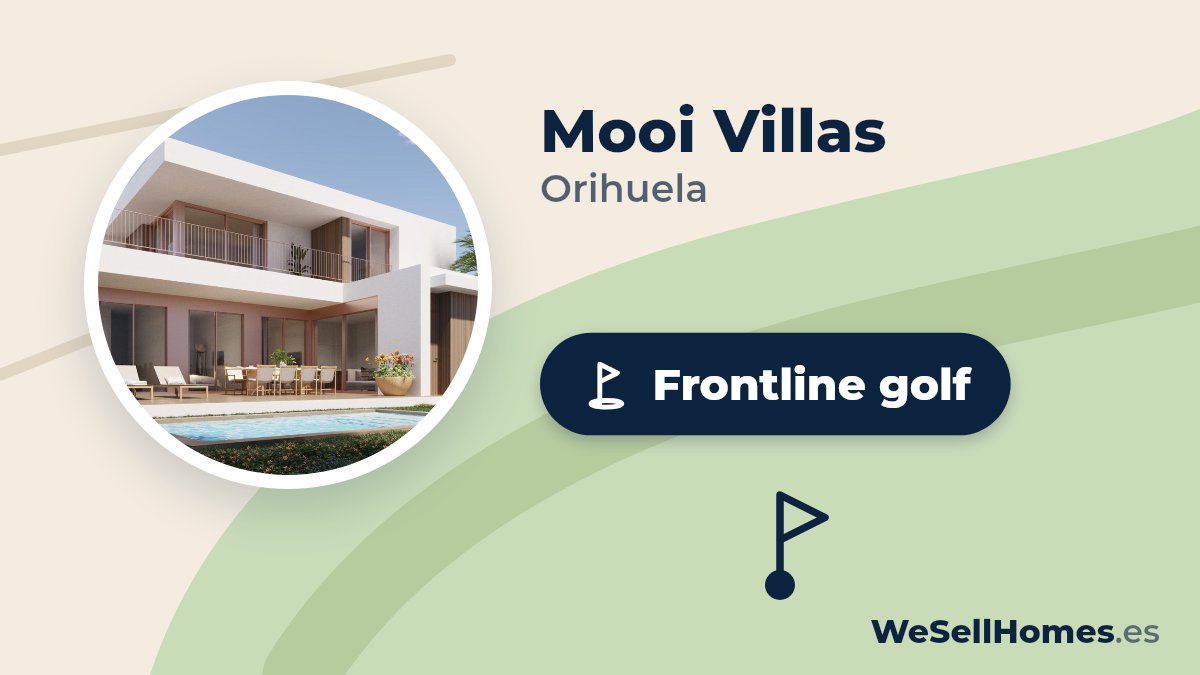Mooi Villas, Orihuela: Frontline golf