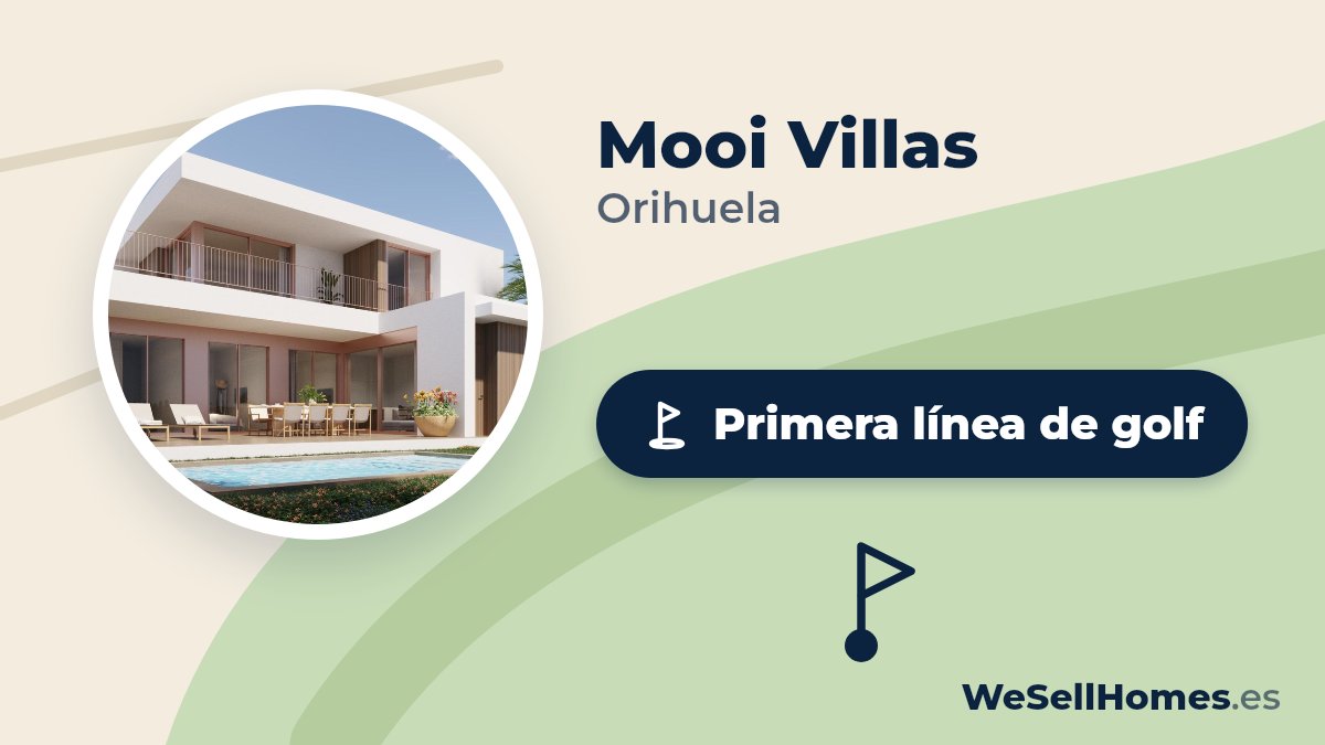 Mooi Villas, Orihuela: Primera línea de golf